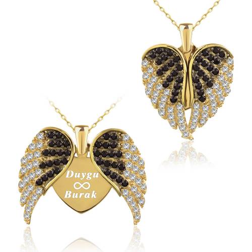 Kadın Taşlı Ay Yıldız Model Model 925 Ayar Gümüş Kolye